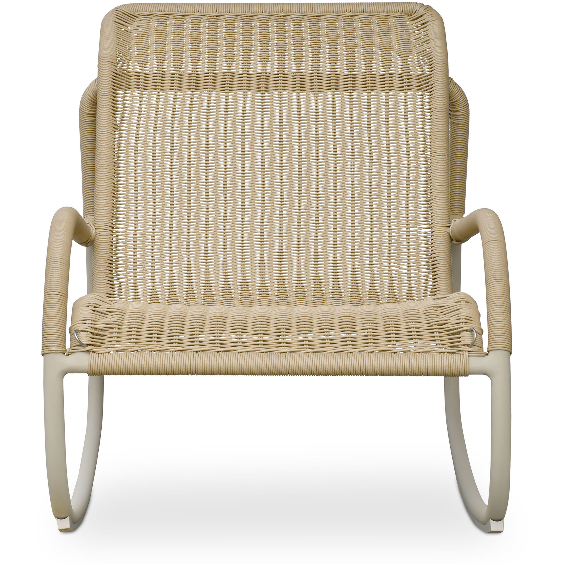 Lyra Beige Outdoor Rocking Chair, King